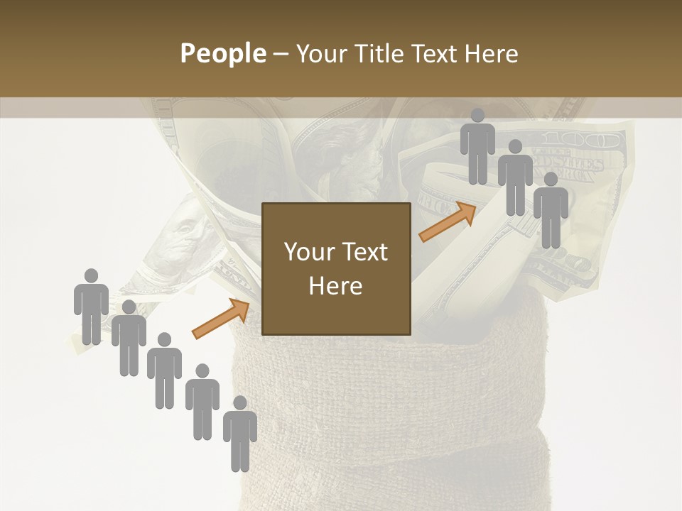 Sack Of Money PowerPoint Template