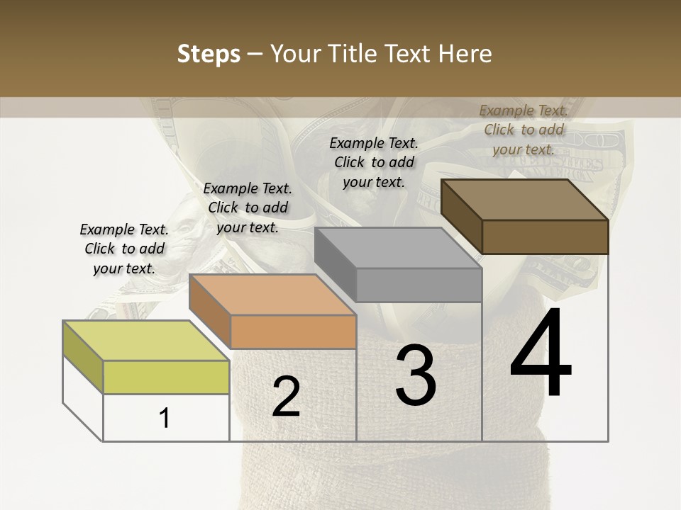 Sack Of Money PowerPoint Template