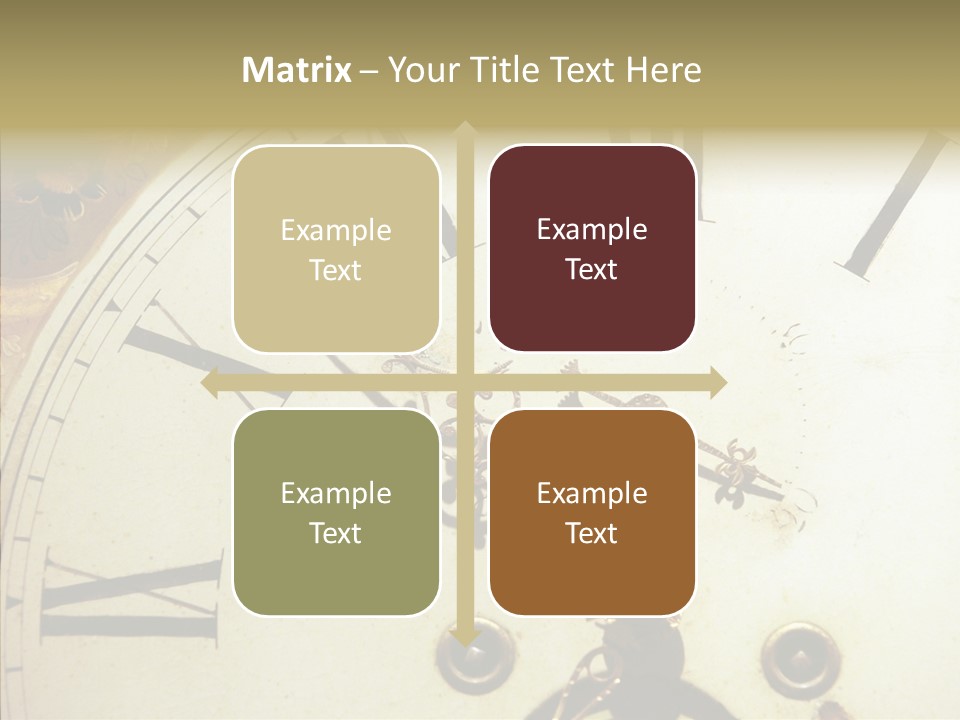 Time Passing Dial PowerPoint Template