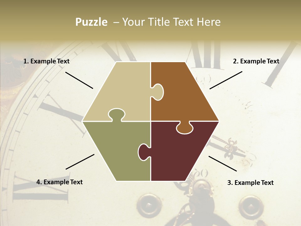 Time Passing Dial PowerPoint Template
