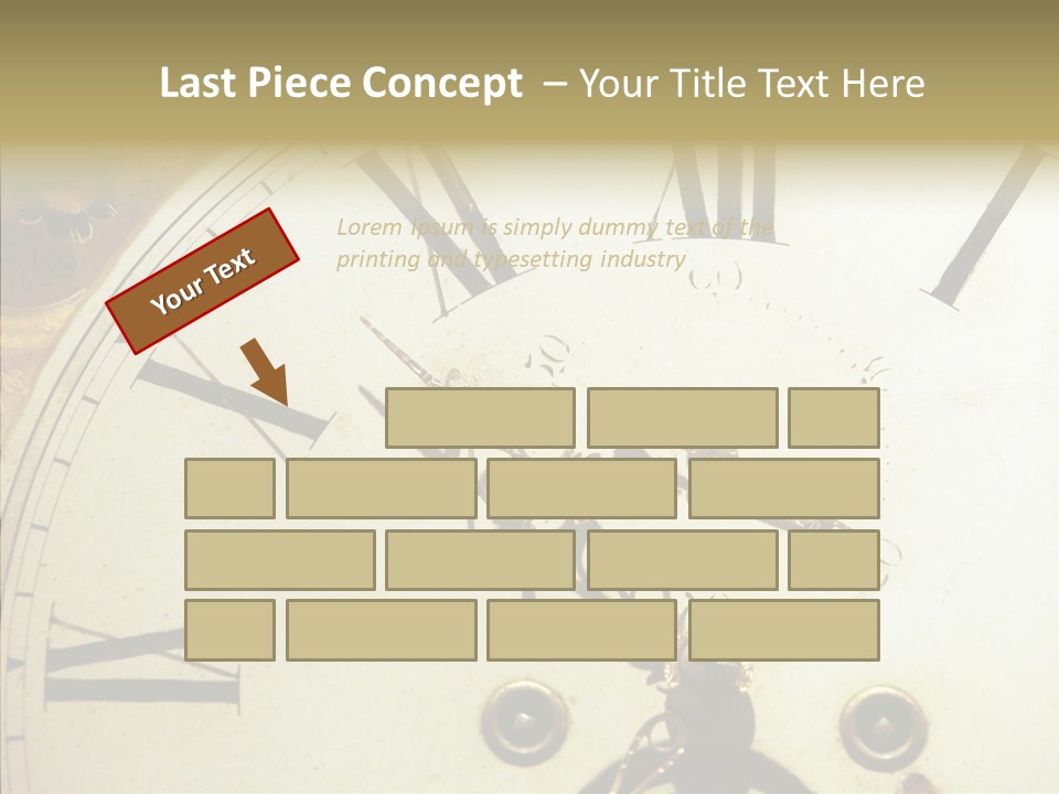 Time Passing Dial PowerPoint Template