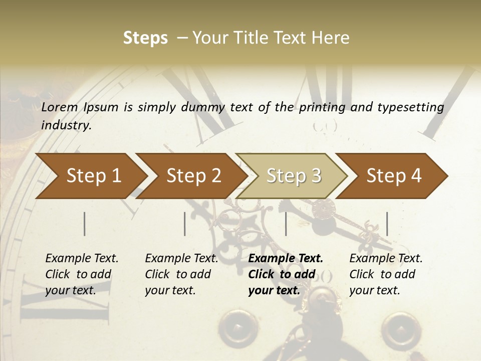 Time Passing Dial PowerPoint Template