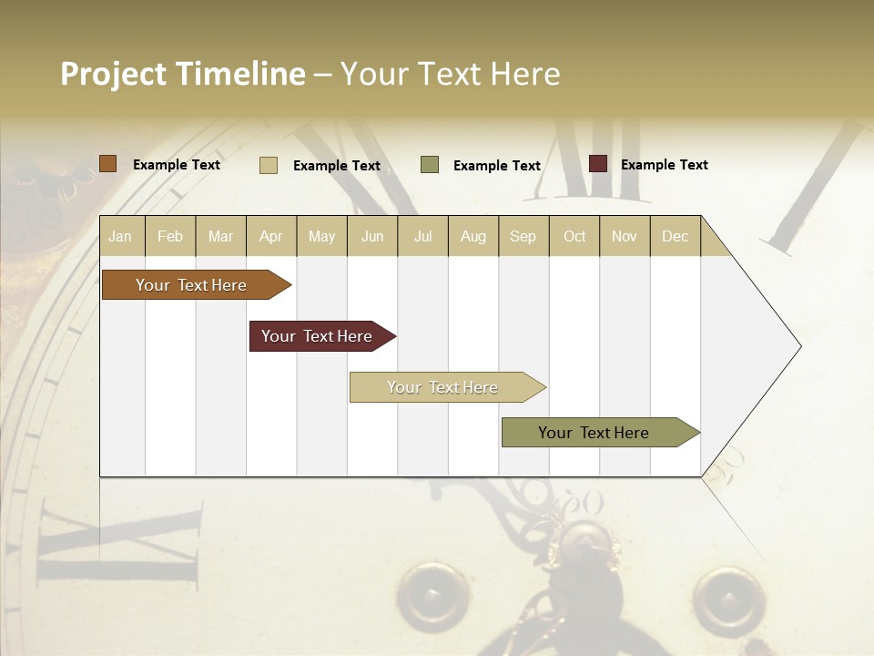 Time Passing Dial PowerPoint Template
