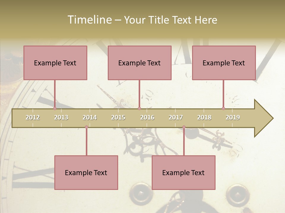 Time Passing Dial PowerPoint Template
