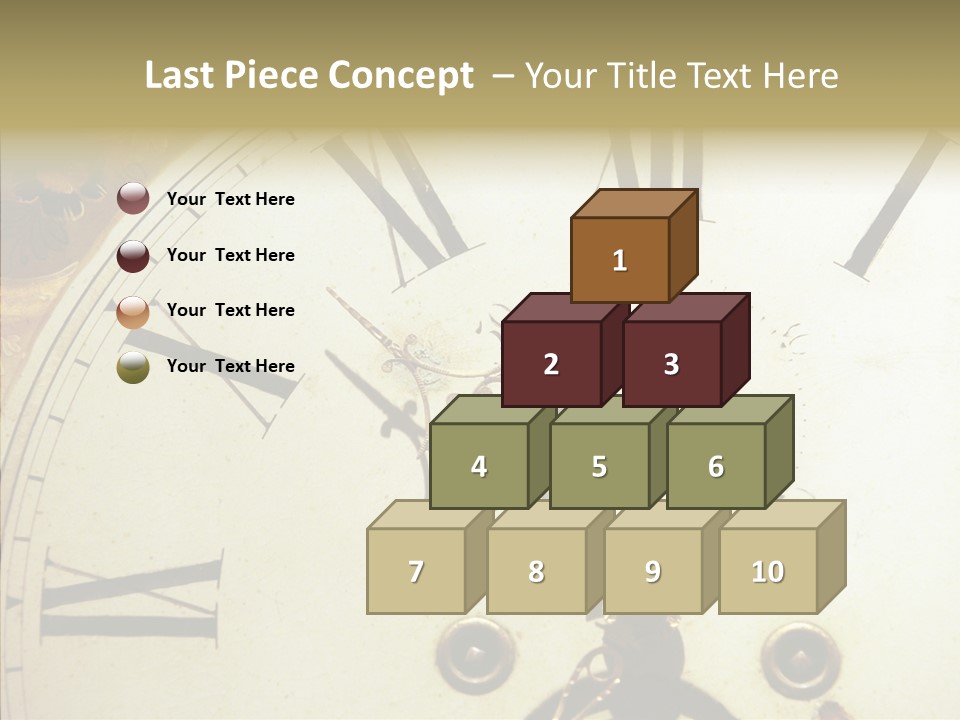 Time Passing Dial PowerPoint Template