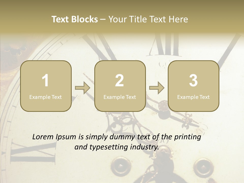 Time Passing Dial PowerPoint Template