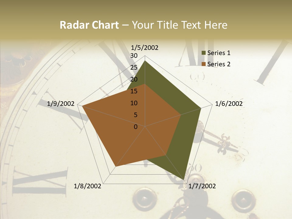 Time Passing Dial PowerPoint Template