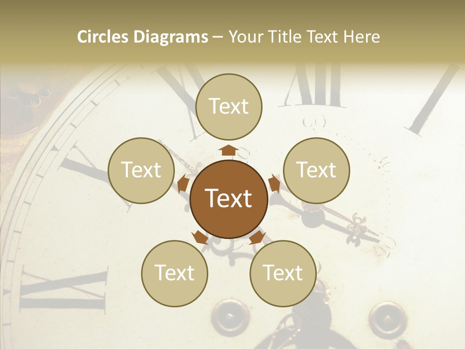 Time Passing Dial PowerPoint Template