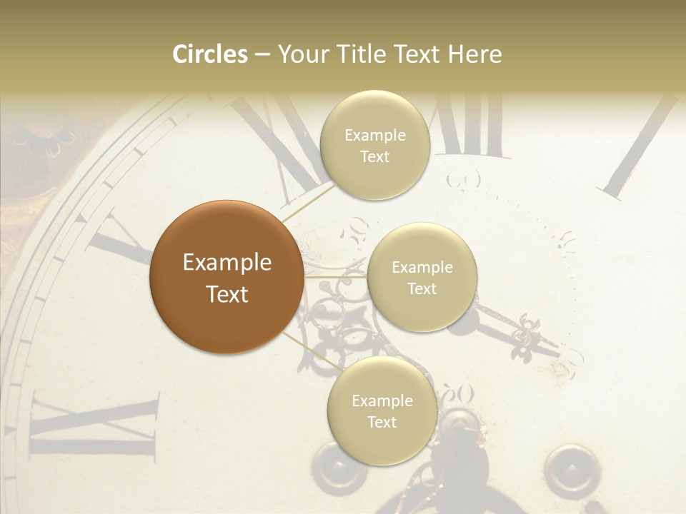 Time Passing Dial PowerPoint Template