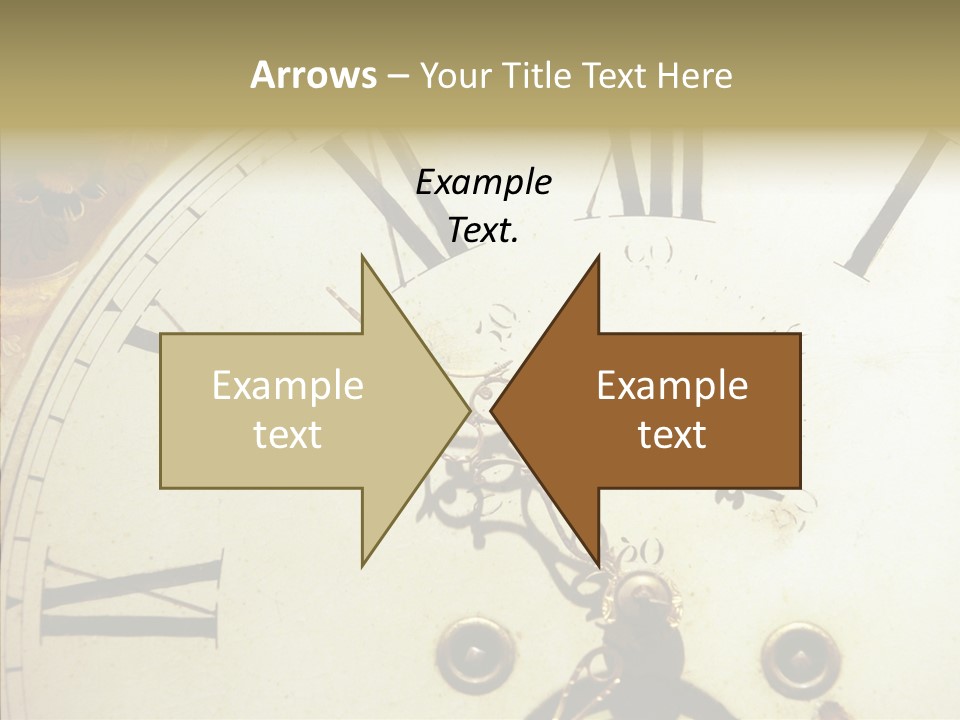 Time Passing Dial PowerPoint Template