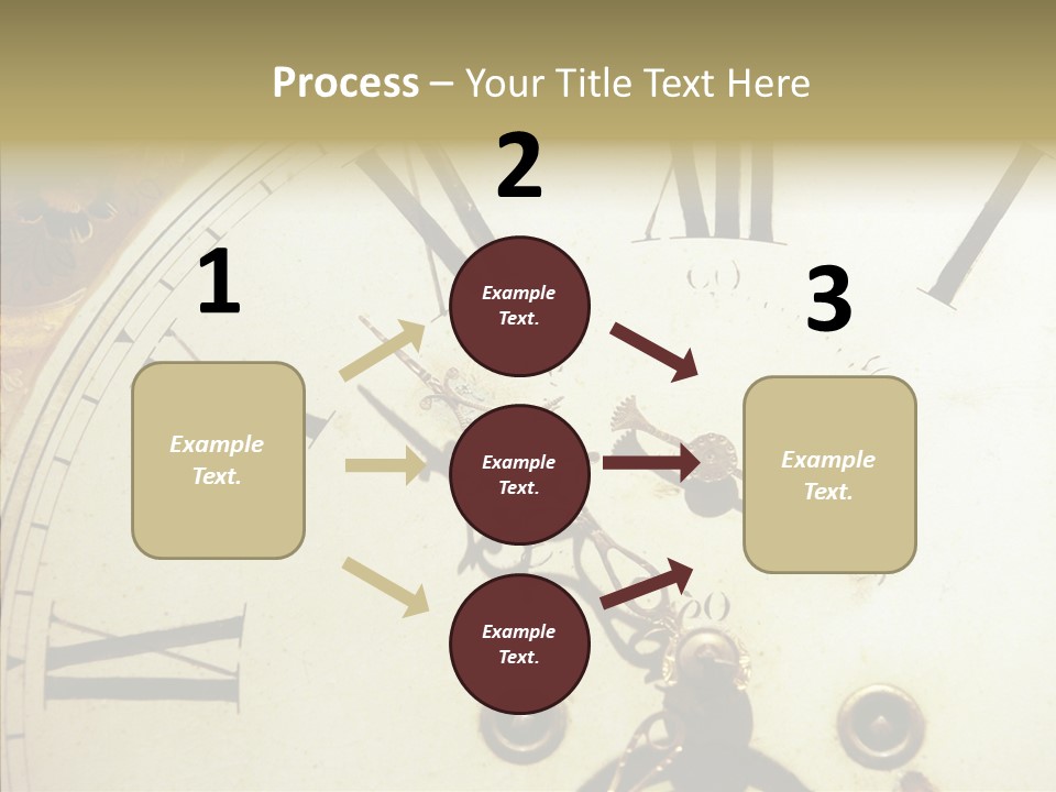 Time Passing Dial PowerPoint Template