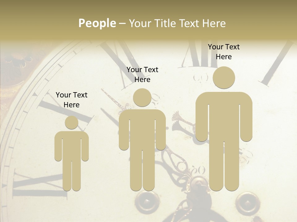 Time Passing Dial PowerPoint Template