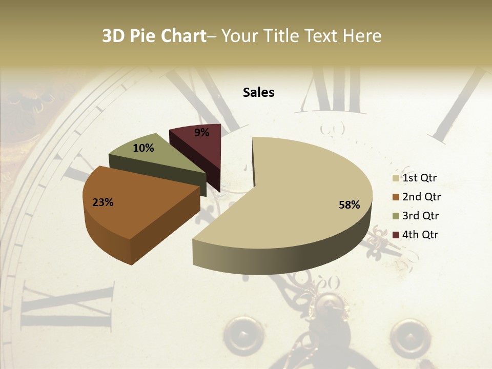 Time Passing Dial PowerPoint Template