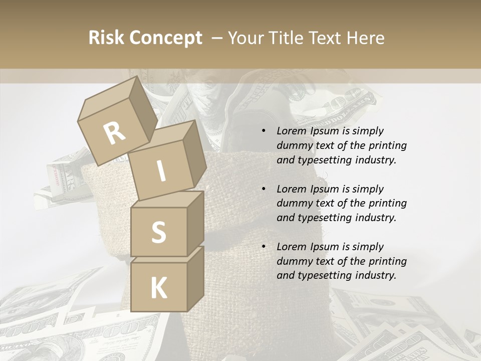 Reserve Bankroll Resources PowerPoint Template