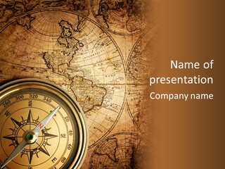 Old Compass PowerPoint Template