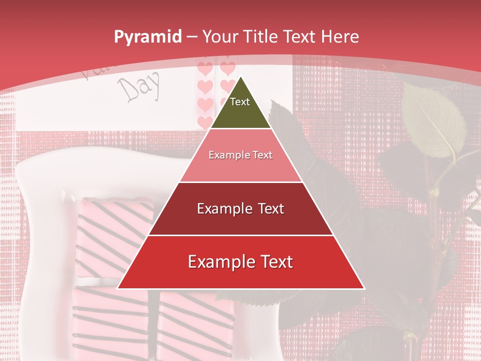 Color Valentine Bow PowerPoint Template