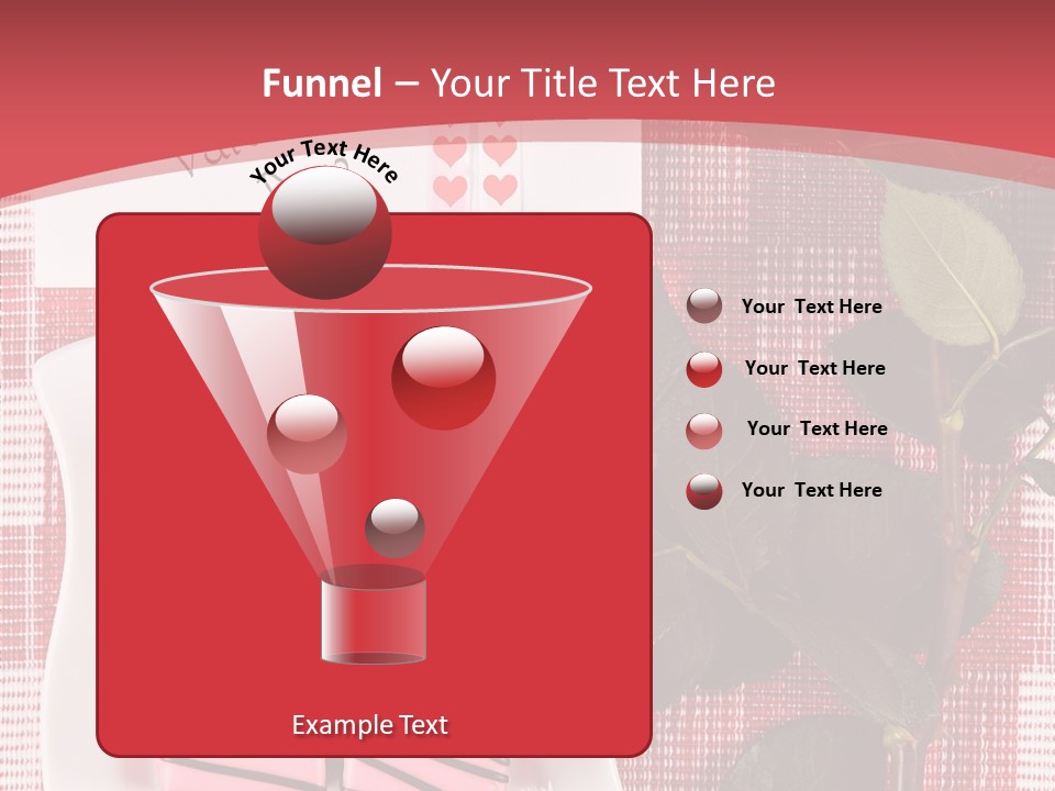 Color Valentine Bow PowerPoint Template