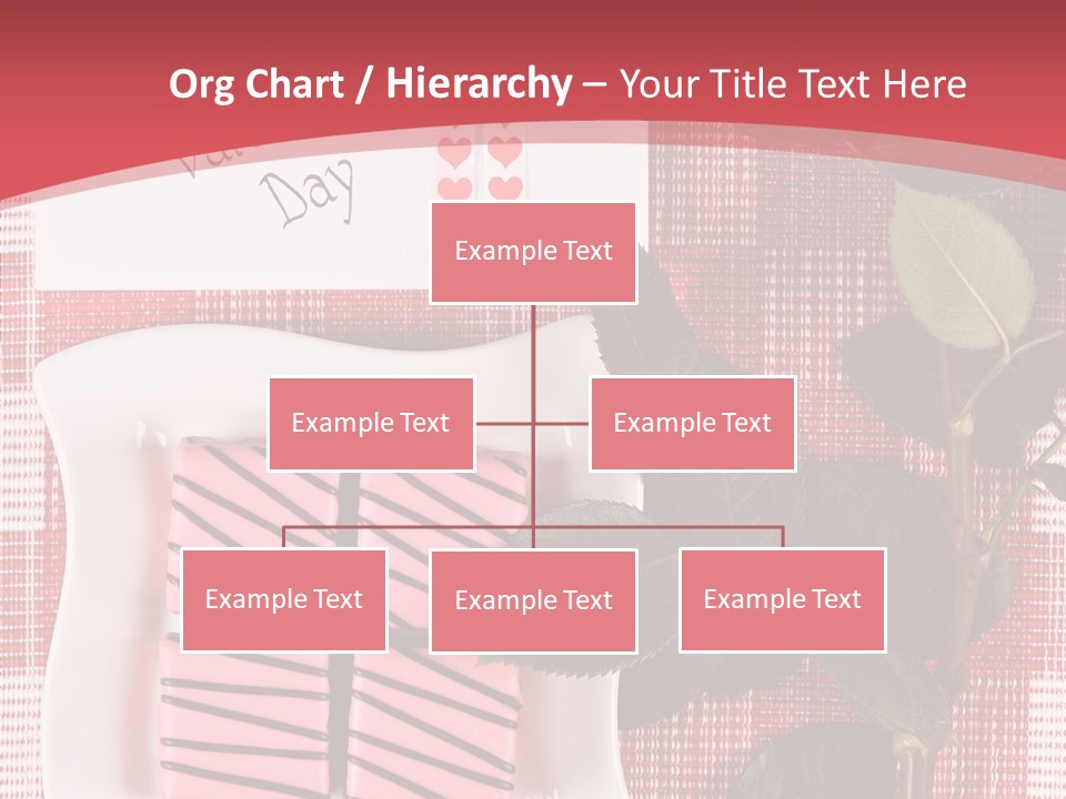 Color Valentine Bow PowerPoint Template