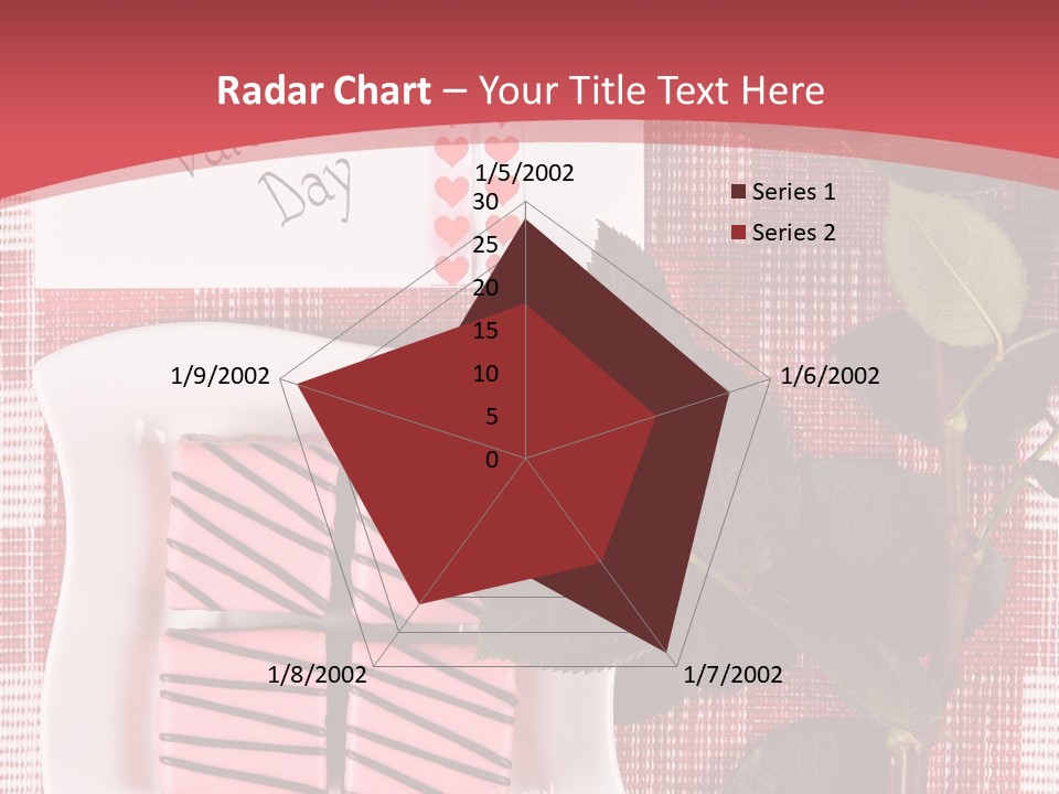 Color Valentine Bow PowerPoint Template