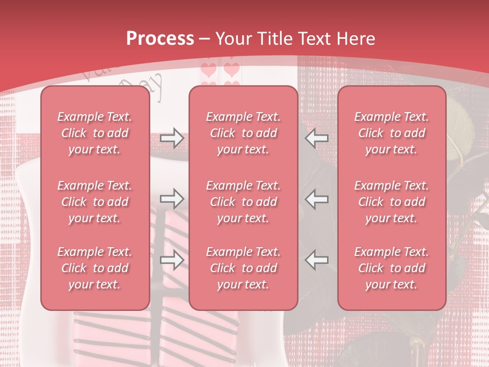 Color Valentine Bow PowerPoint Template