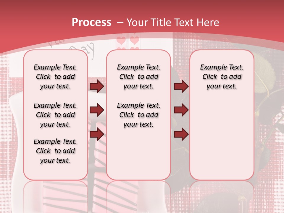 Color Valentine Bow PowerPoint Template