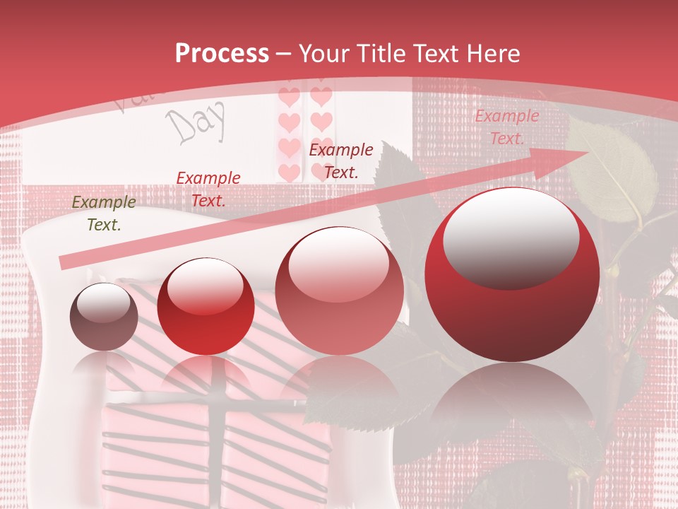 Color Valentine Bow PowerPoint Template
