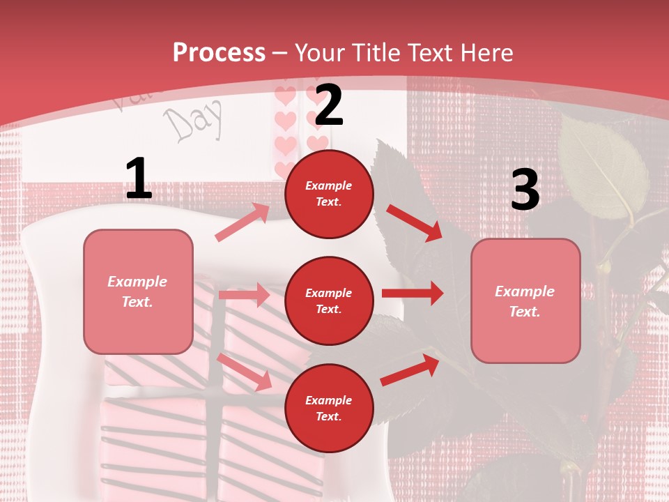 Color Valentine Bow PowerPoint Template