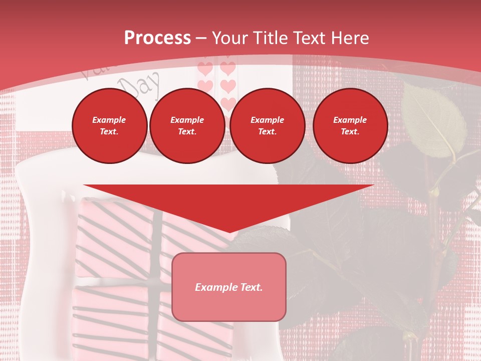 Color Valentine Bow PowerPoint Template
