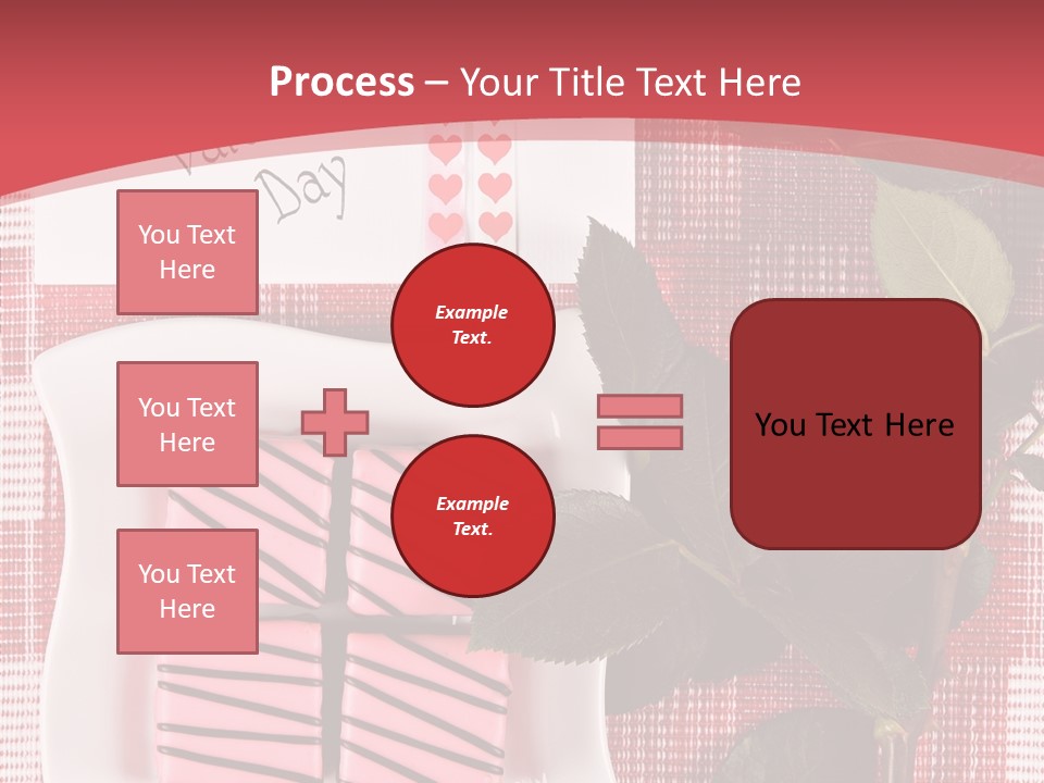 Color Valentine Bow PowerPoint Template