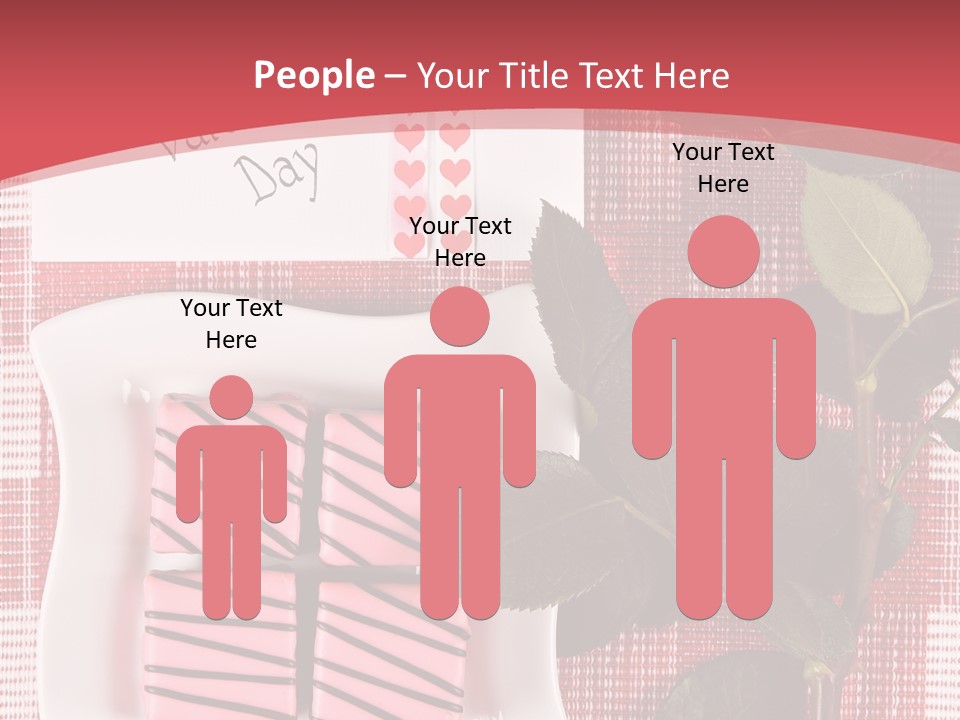 Color Valentine Bow PowerPoint Template