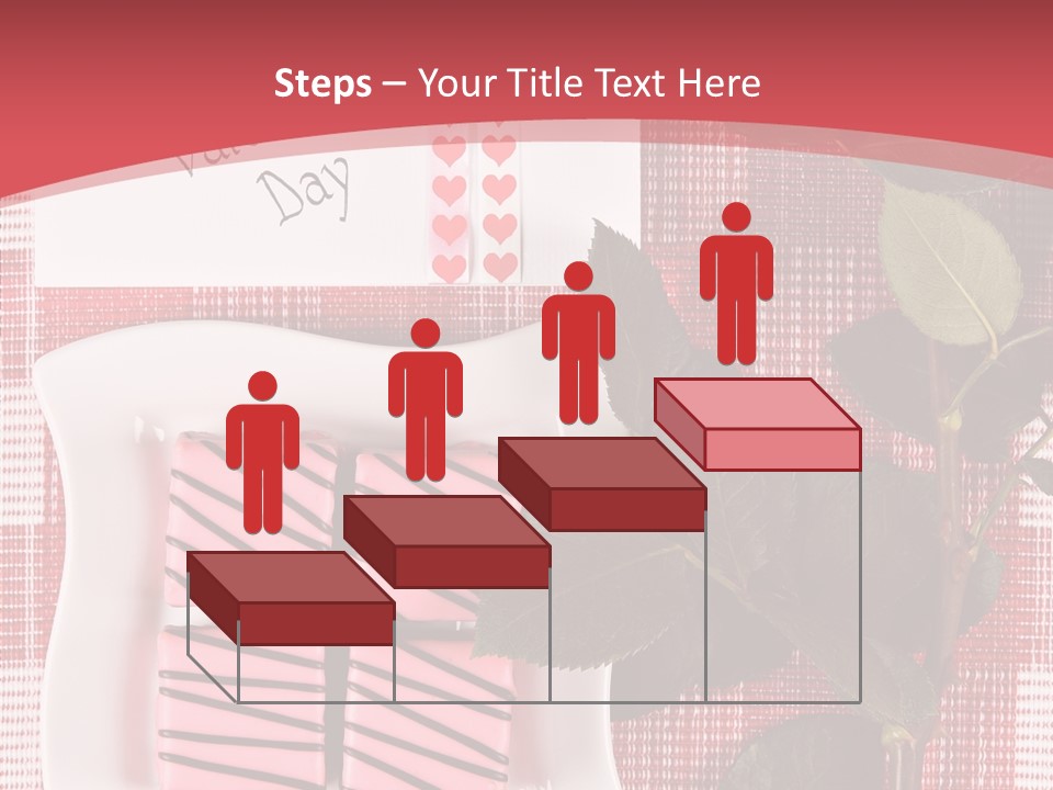 Color Valentine Bow PowerPoint Template