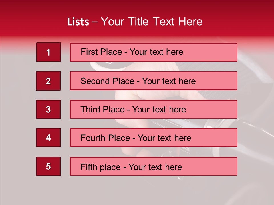 Person Fuel Petrol PowerPoint Template