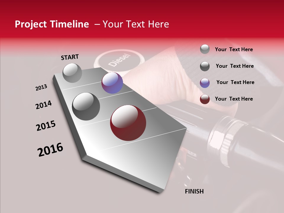 Person Fuel Petrol PowerPoint Template