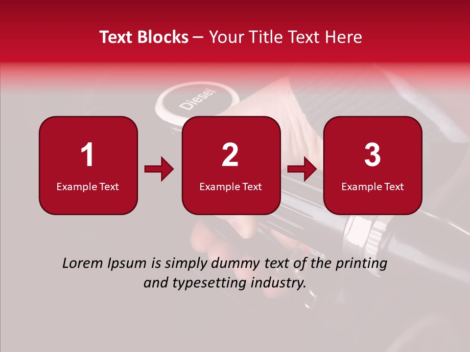 Person Fuel Petrol PowerPoint Template