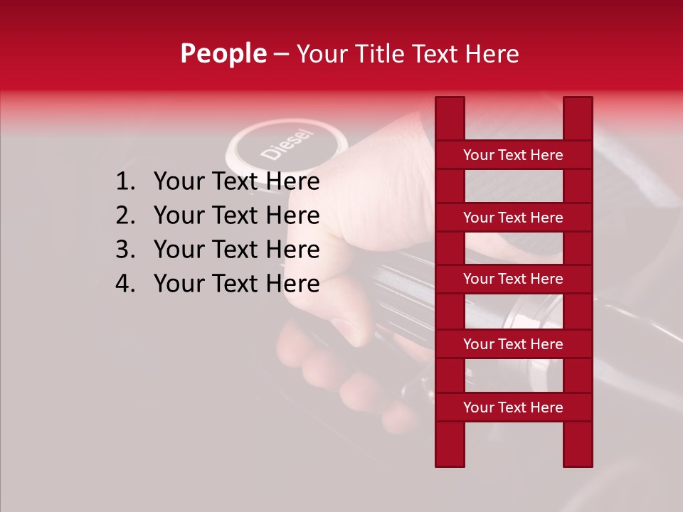 Person Fuel Petrol PowerPoint Template