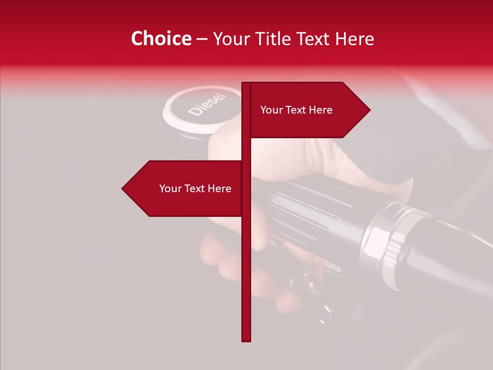 Person Fuel Petrol PowerPoint Template