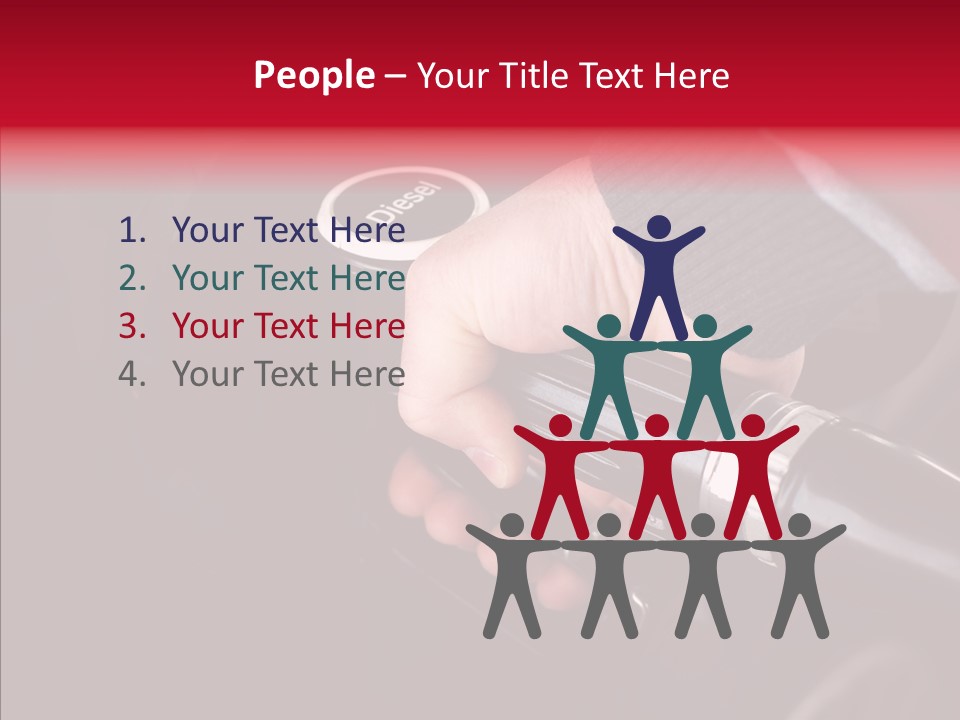 Person Fuel Petrol PowerPoint Template