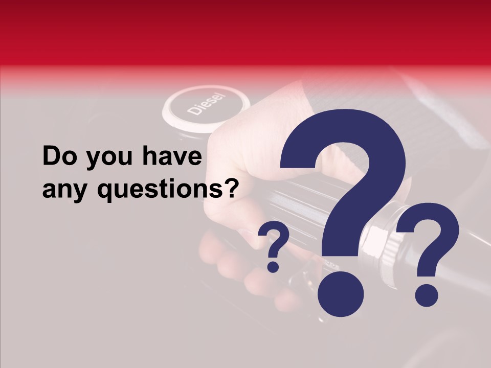 Person Fuel Petrol PowerPoint Template