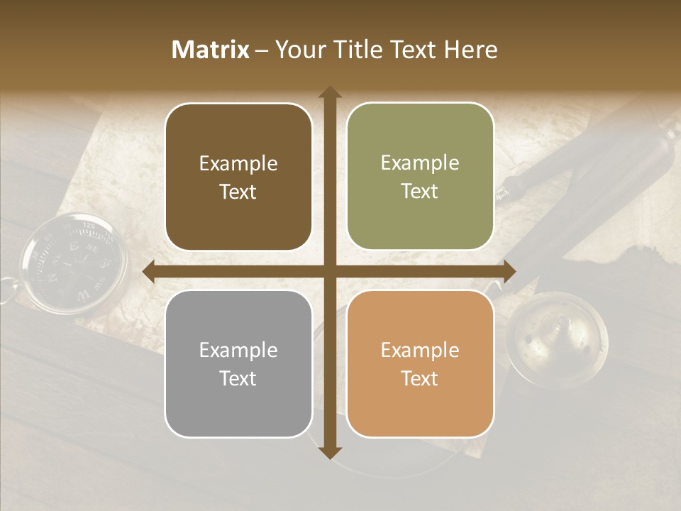 Pen And Old Paper PowerPoint Template