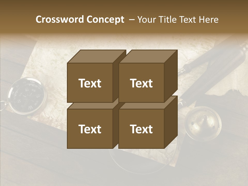 Pen And Old Paper PowerPoint Template