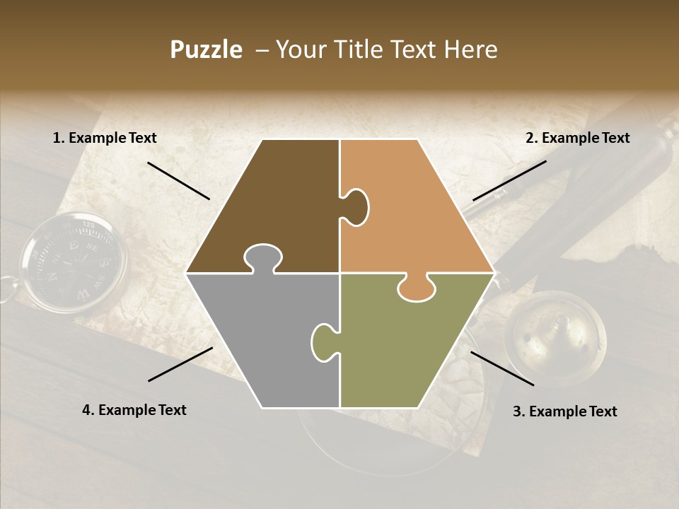 Pen And Old Paper PowerPoint Template