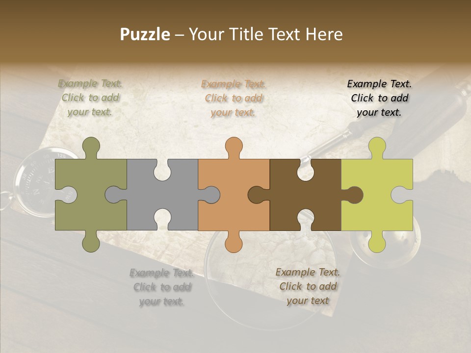 Pen And Old Paper PowerPoint Template