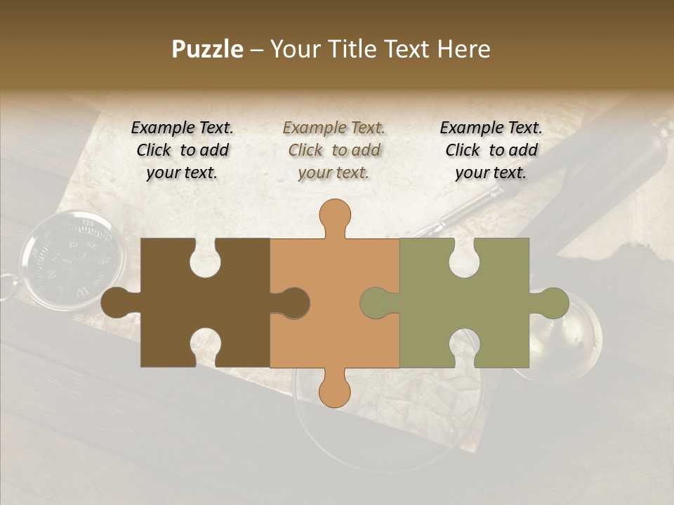 Pen And Old Paper PowerPoint Template