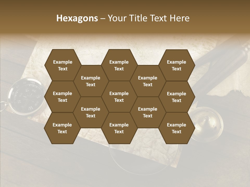 Pen And Old Paper PowerPoint Template