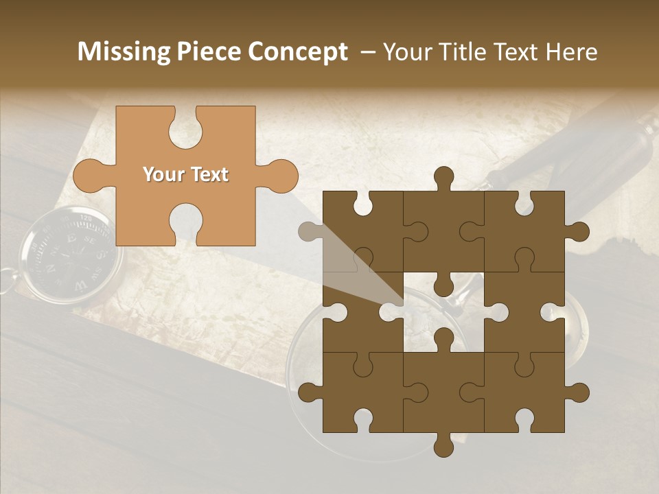 Pen And Old Paper PowerPoint Template