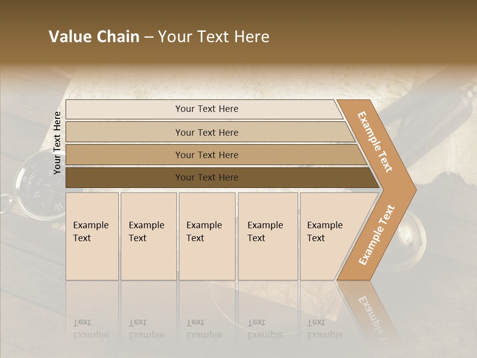 Pen And Old Paper PowerPoint Template