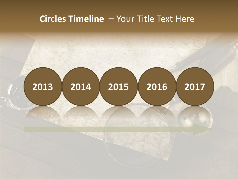 Pen And Old Paper PowerPoint Template