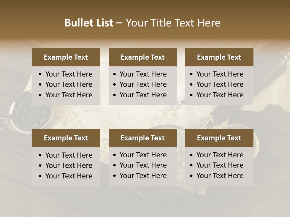 Pen And Old Paper PowerPoint Template