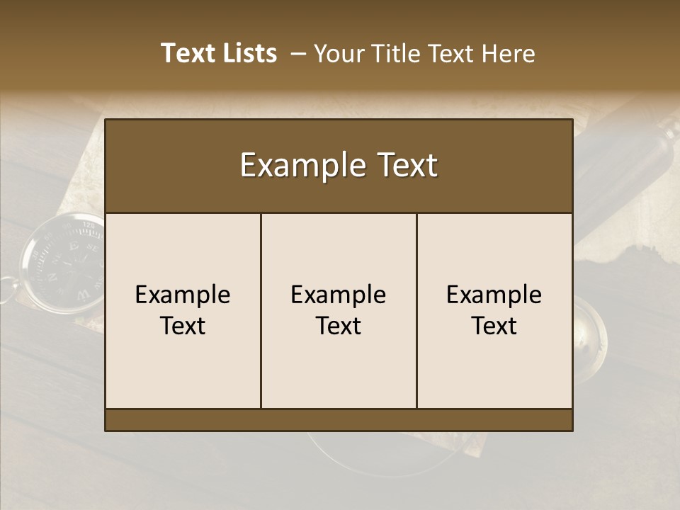 Pen And Old Paper PowerPoint Template