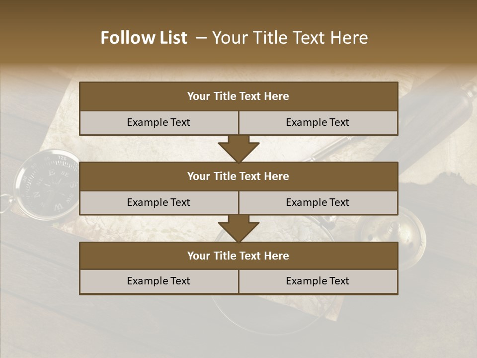 Pen And Old Paper PowerPoint Template